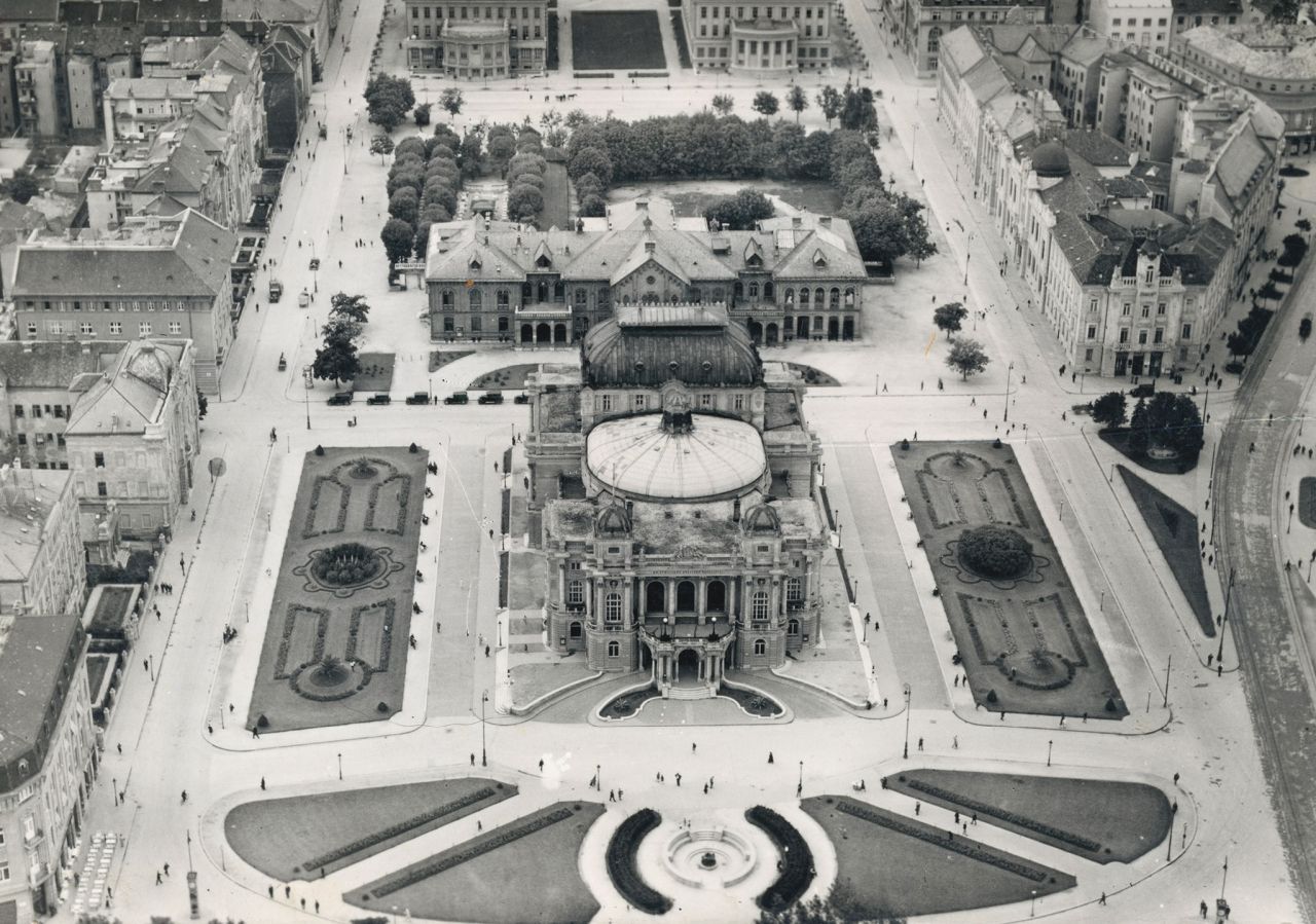 Trg kralja Aleksandra (današnji Trg Republike Hrvatske), oko 1930. godine